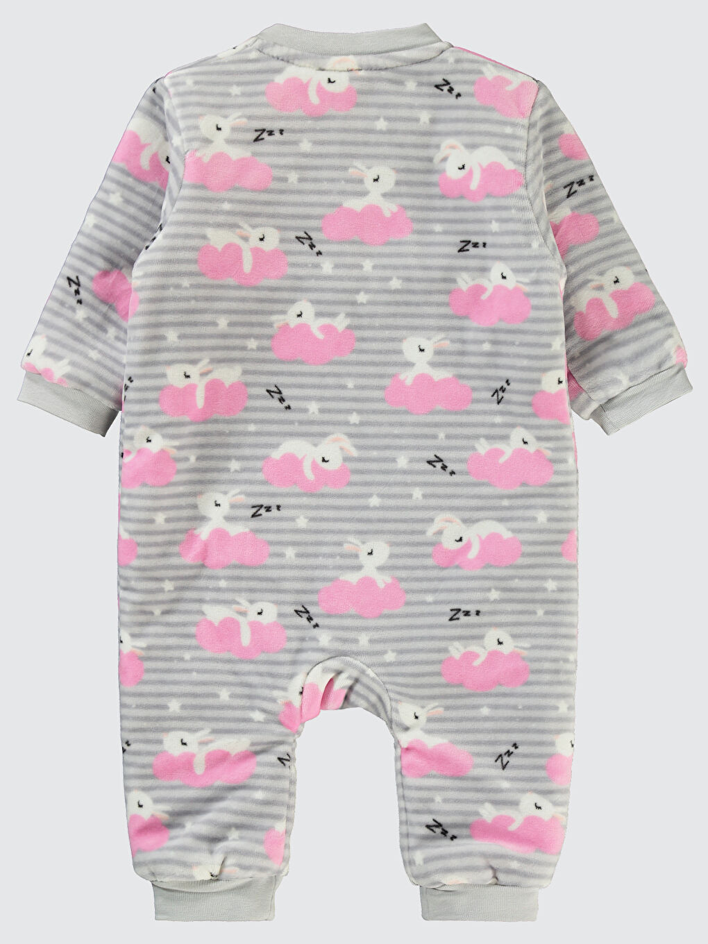 Baby Kız Bebek Patiksiz Uyku Tulumu 6-9 Ay Gri-2