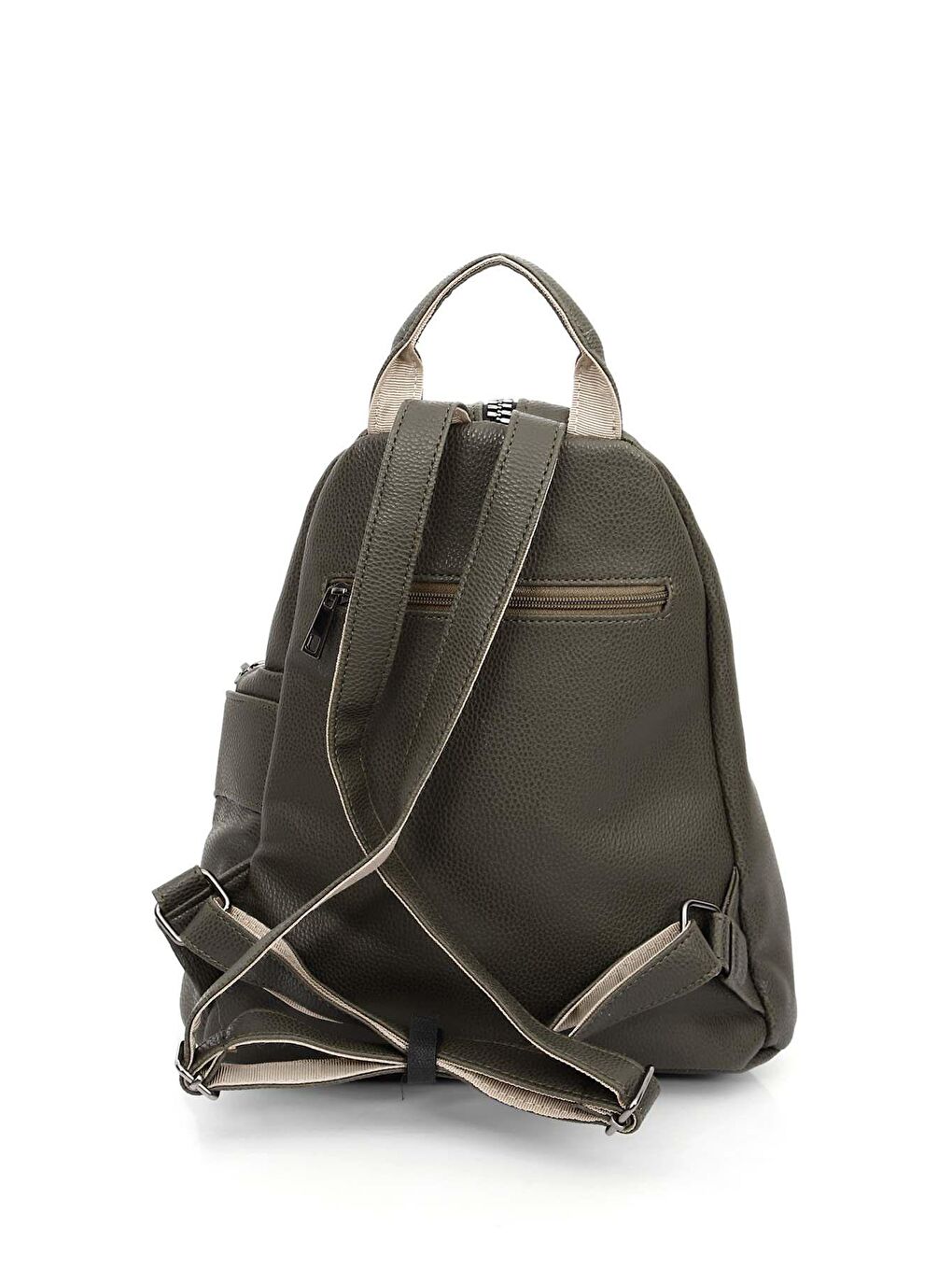 Haki Kadın Büyük Boy Sırt Çantası B0647-3