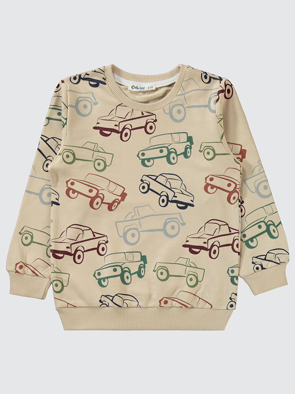 Kahverengi Erkek Çocuk Eşofman Takımı 2-5 Yaş Kiremit-2