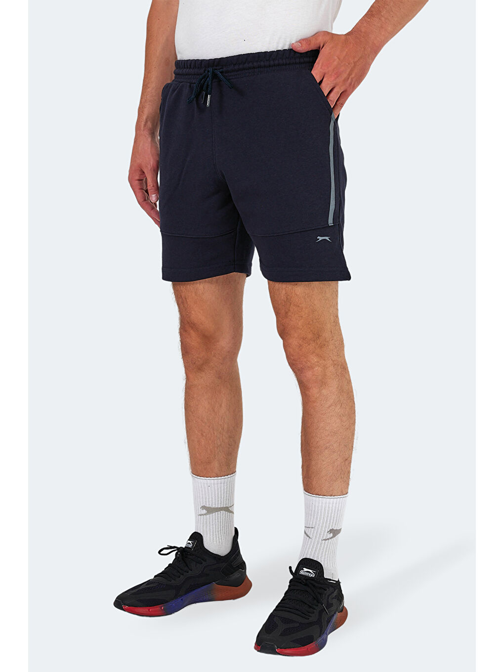 NAZAIRE IN Erkek Cepli Fıtness Lacivert Şort