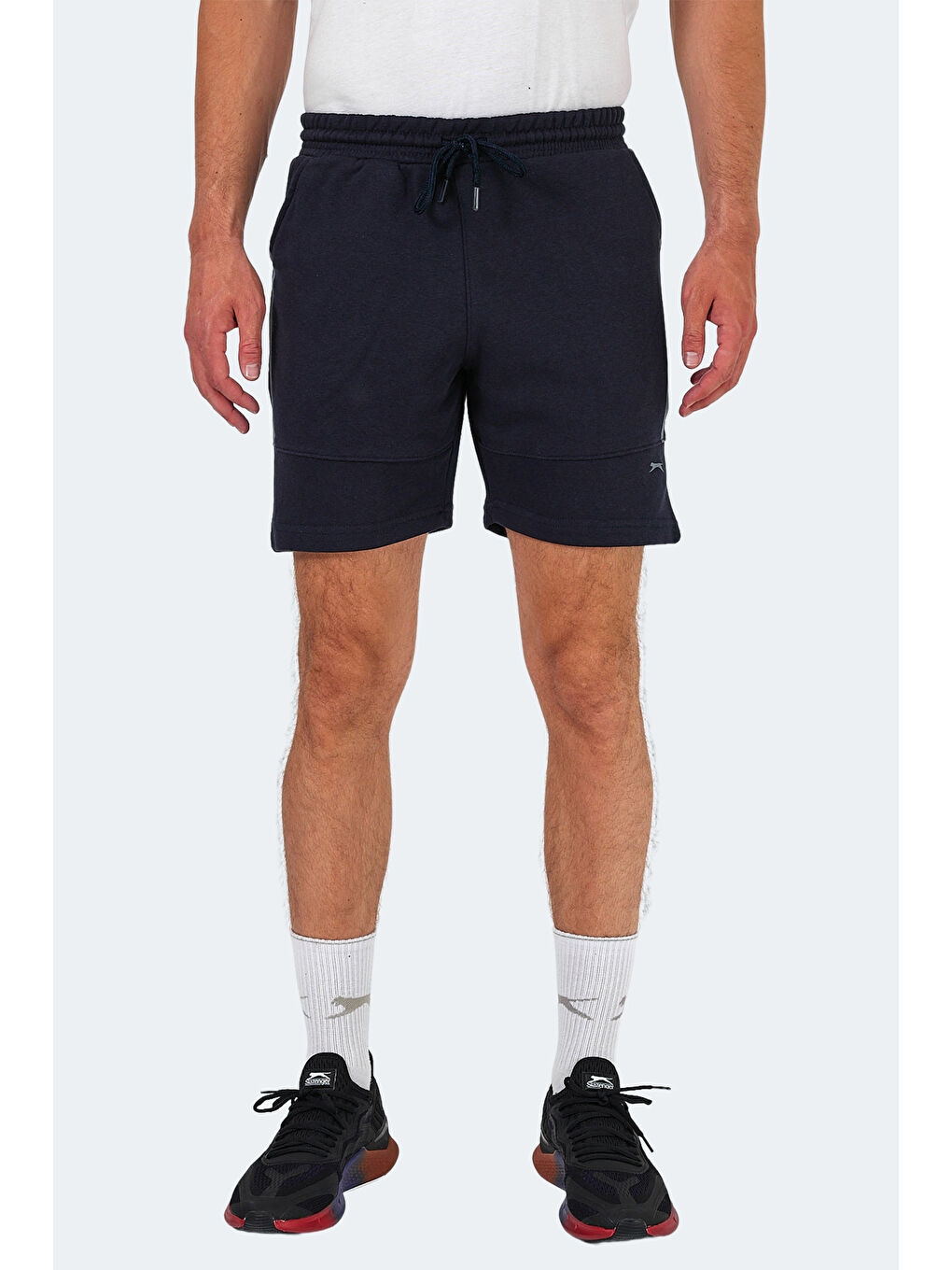 NAZAIRE IN Erkek Cepli Fıtness Lacivert Şort-1