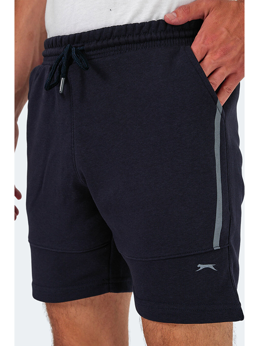 NAZAIRE IN Erkek Cepli Fıtness Lacivert Şort-3
