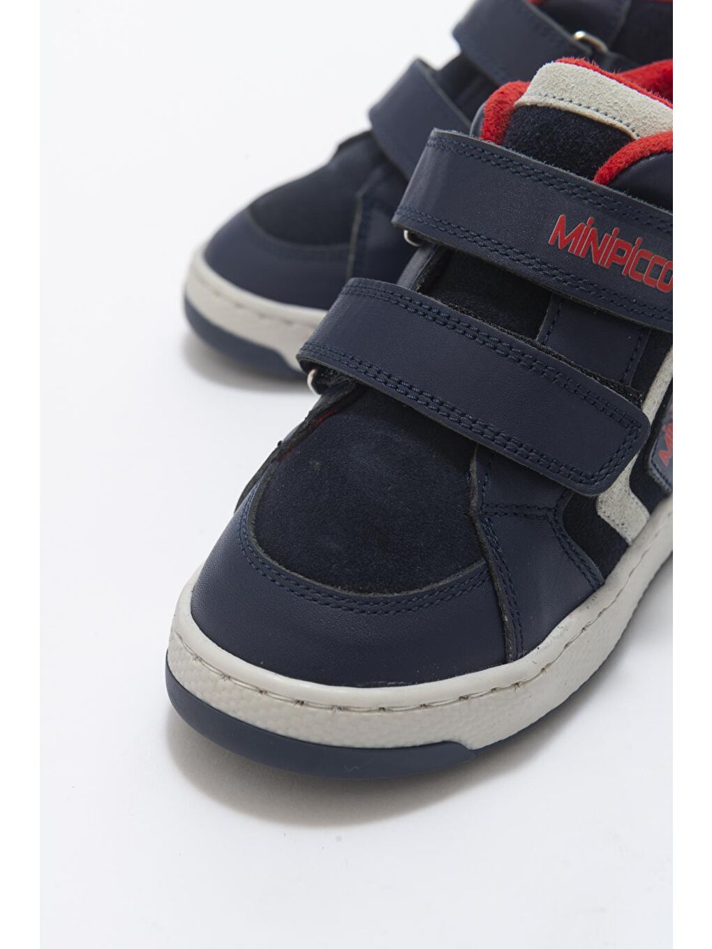 Erkek Çocuk Lacivert Hakiki Deri Anatomik Günlük Bot-1