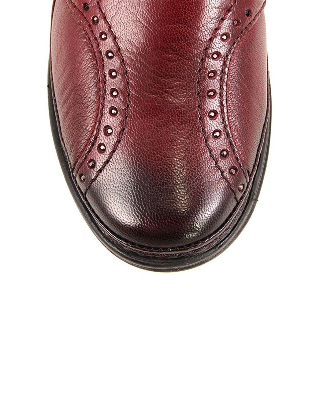 MIMOZA-H Comfort Kadın Deri Ayakkabı Bordo-3