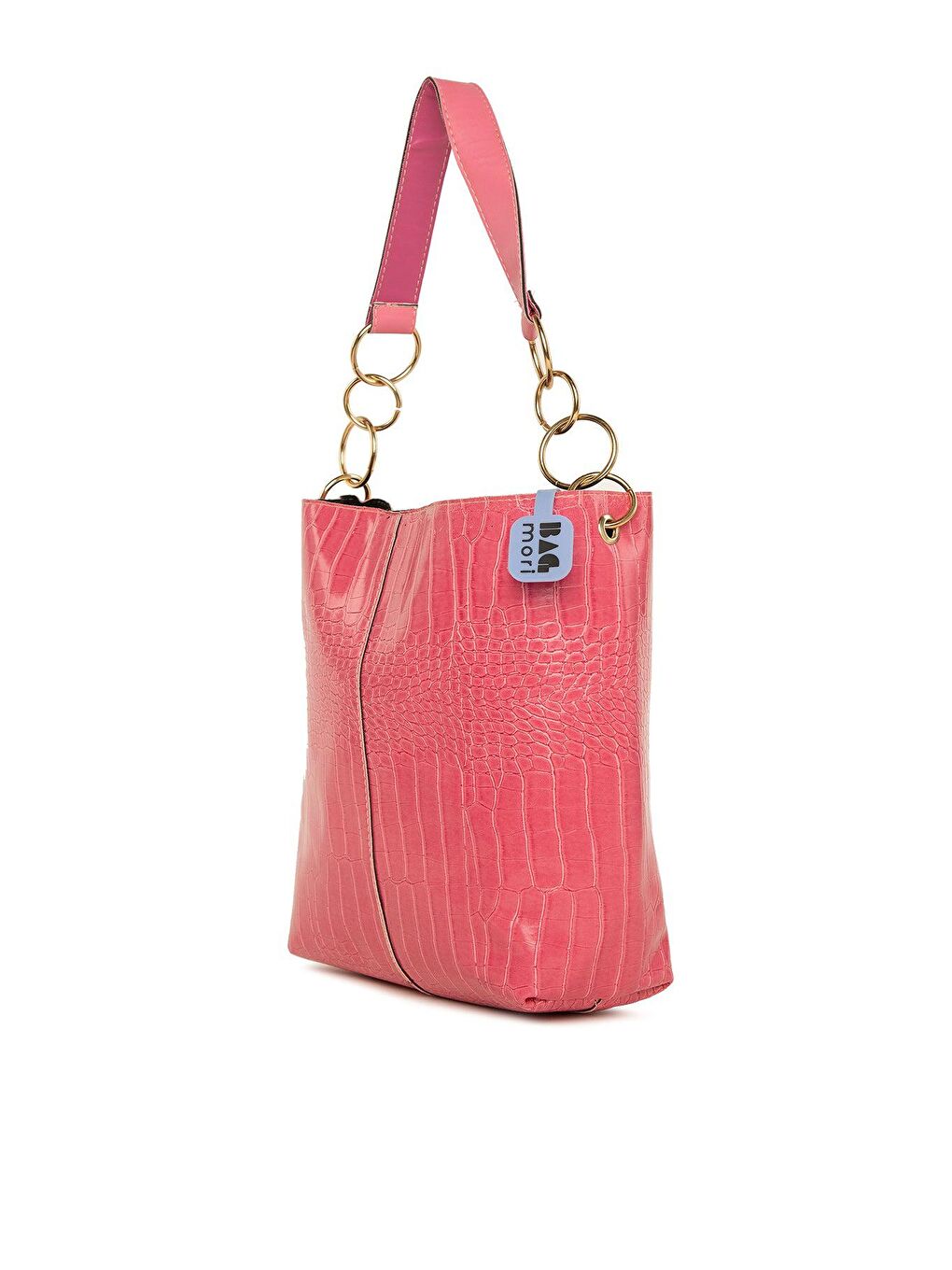 Fuşya Halka Detaylı Askılı Çanta-1