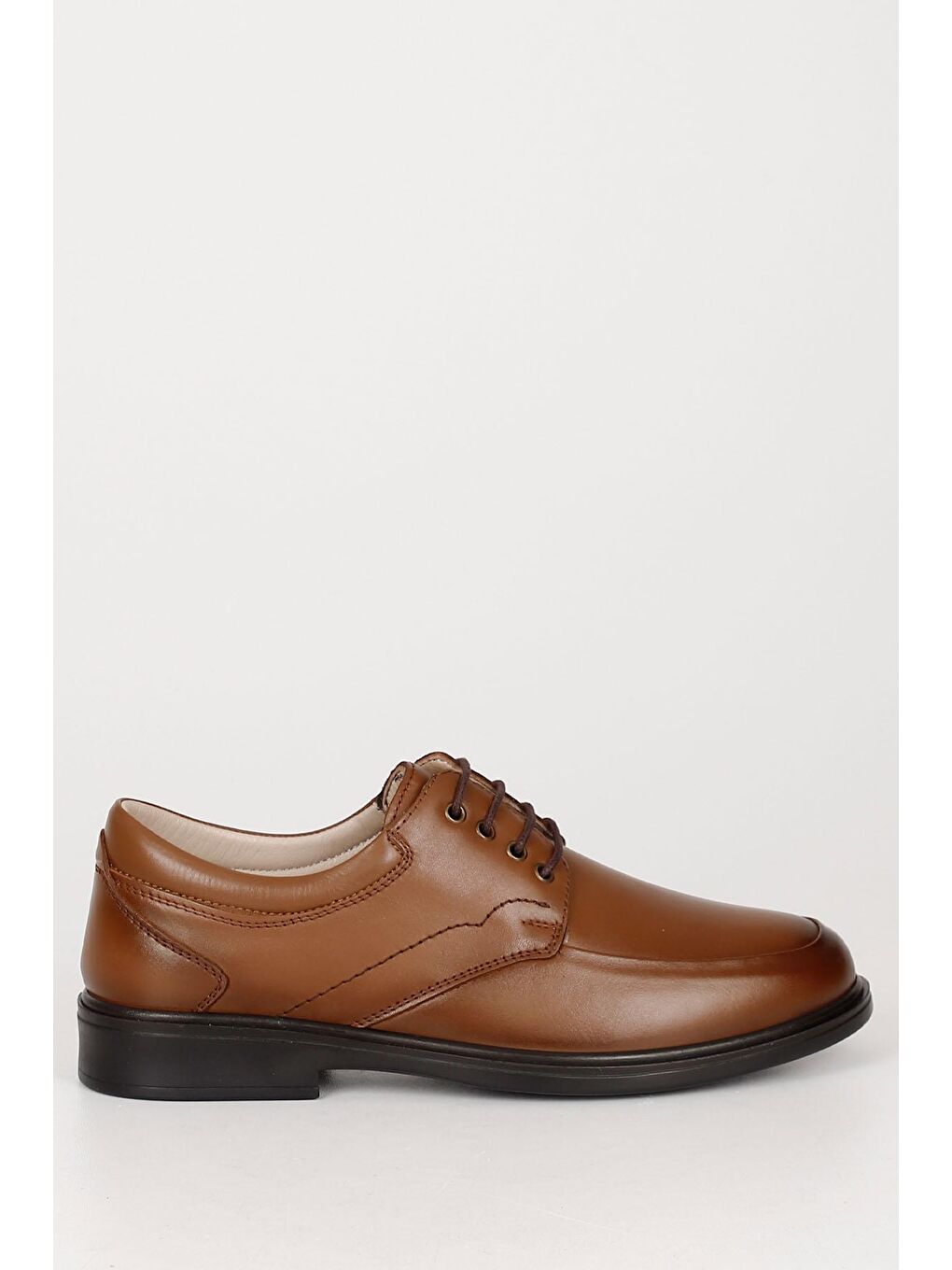 Kahverengi TABA-KAHVERENGİ  Hakiki Deri Bağcıklı Günlük Erkek Ayakkabı 42601-3