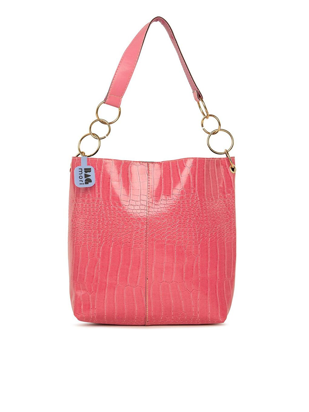 Fuşya Halka Detaylı Askılı Çanta-2