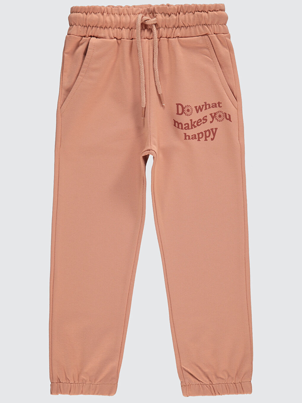 Kahverengi Girls Kız Çocuk Eşofman Altı 2-5 Yaş İtalyan Kili