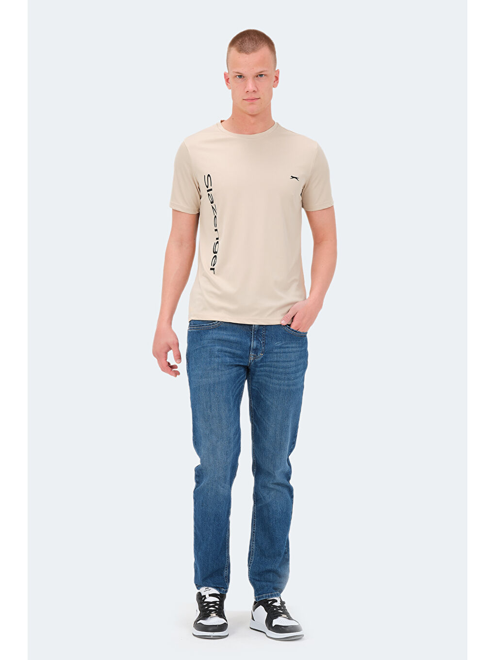 NEKANE Erkek Tişört Bej-6