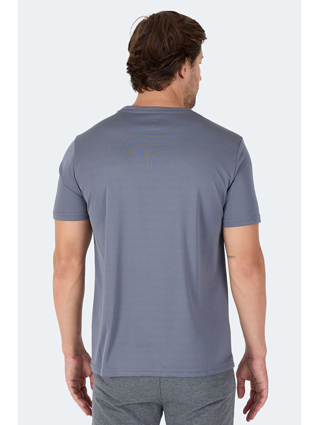 NEKANE Erkek Tişört Koyu Gri-1