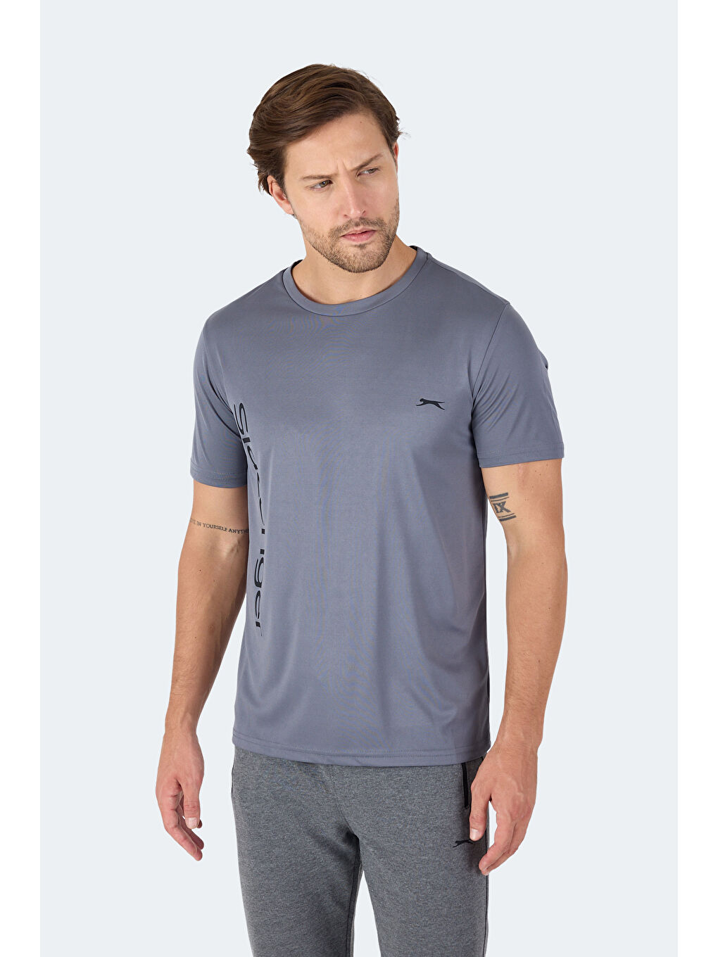 NEKANE Erkek Tişört Koyu Gri-5