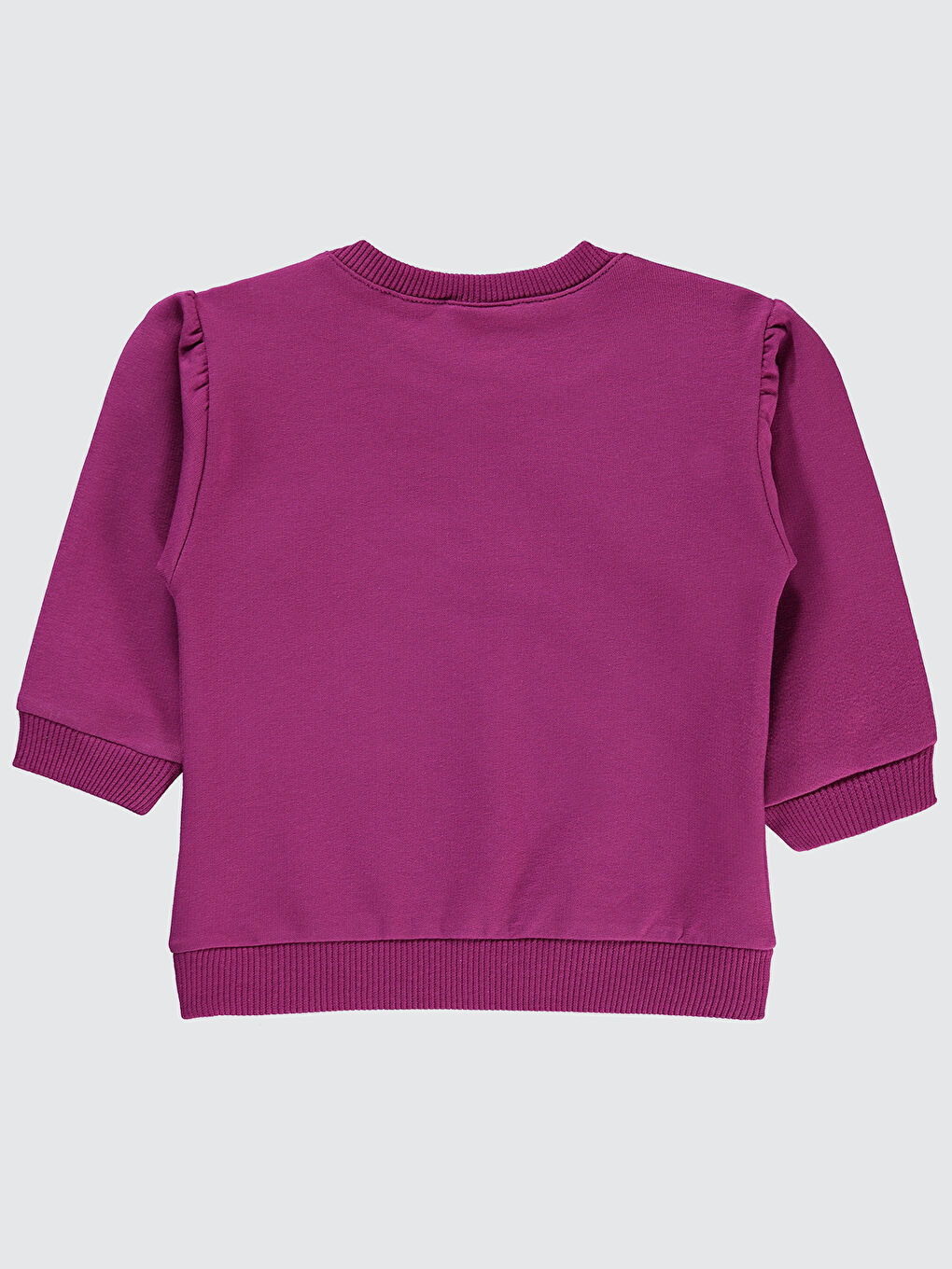 Baby Kız Bebek Sweatshirt 6-18 Ay Orkide Moru-1