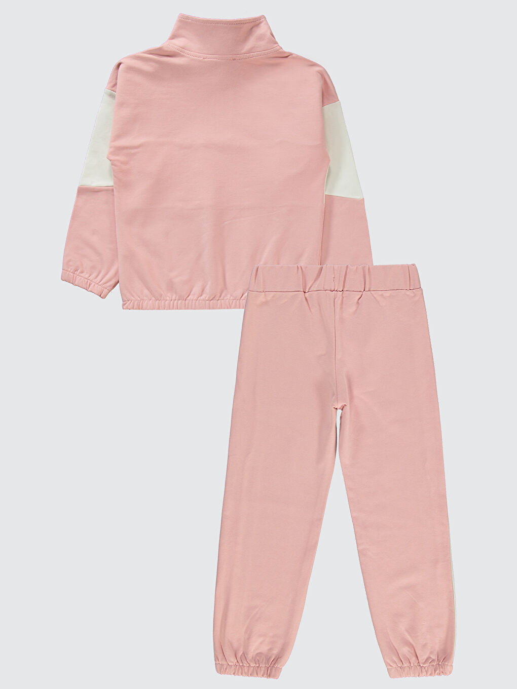 Pembe Kız Çocuk Eşofman Takımı 10-13 Yaş Koyu Pudra-1