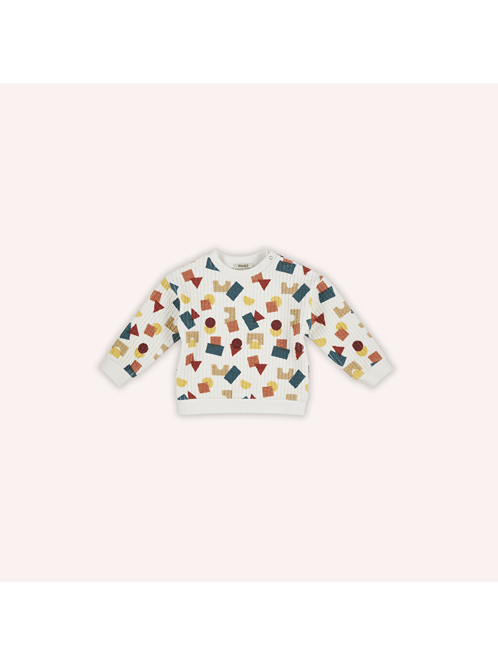 Ekru Erkek Çocuk Baskılı Sweatshirt-3