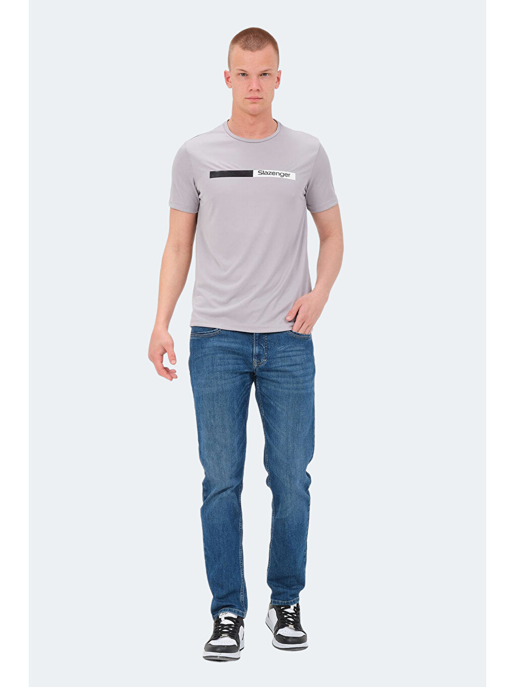 NELS Erkek Tişört Gri-6