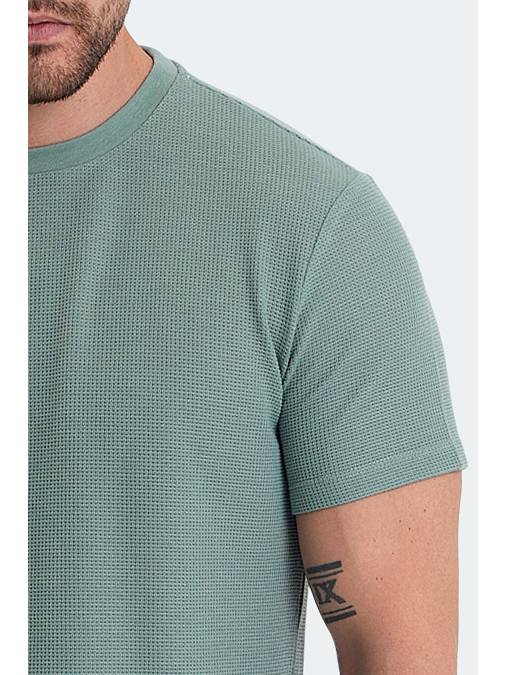 Turkuaz veLveL Erkek Tişört Su Yeşili-3
