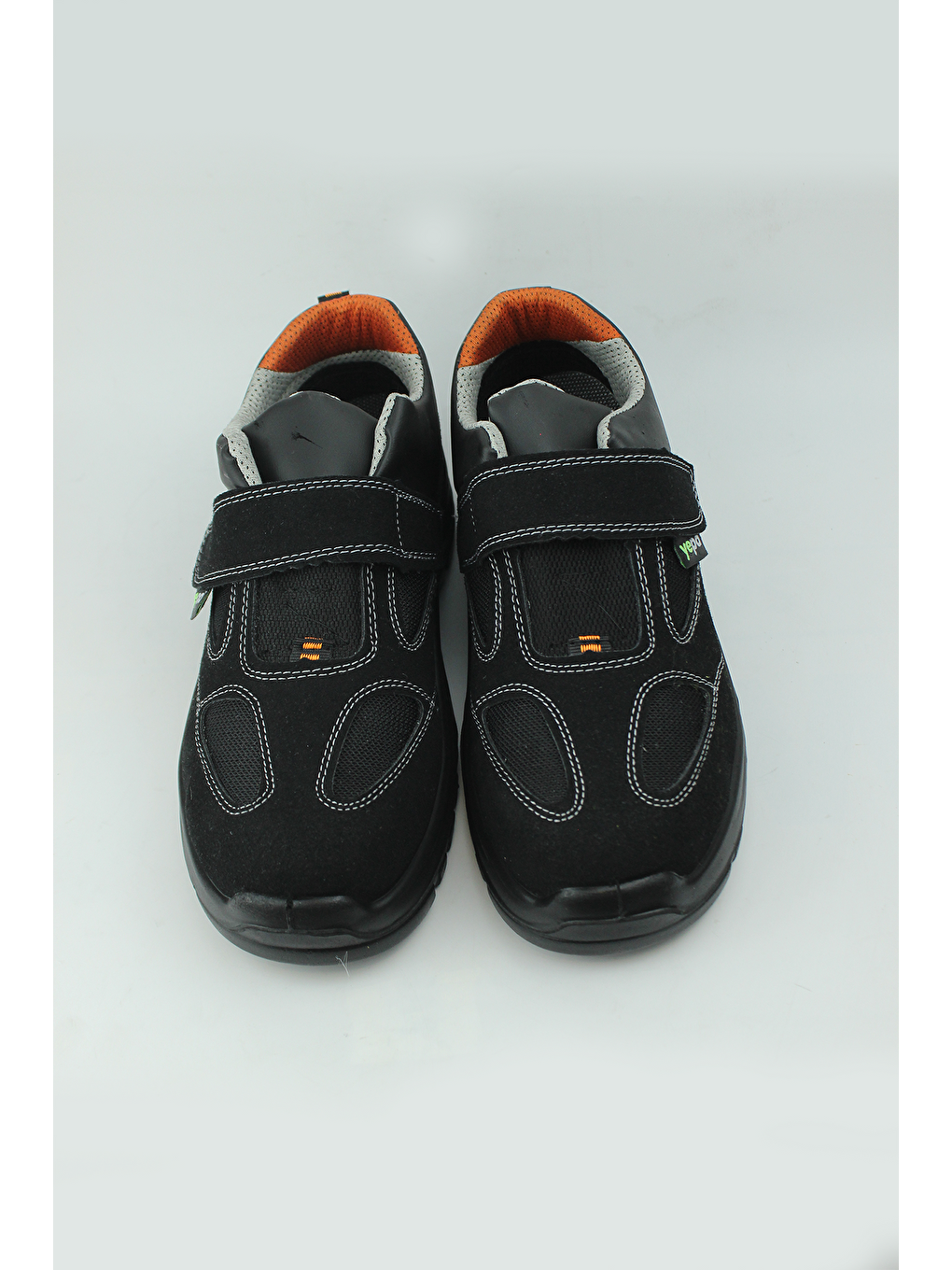Siyah Yazlık Microfiber Süet S1 Çelik Burun Çok Amaçlı İş Ayakkabısı-3
