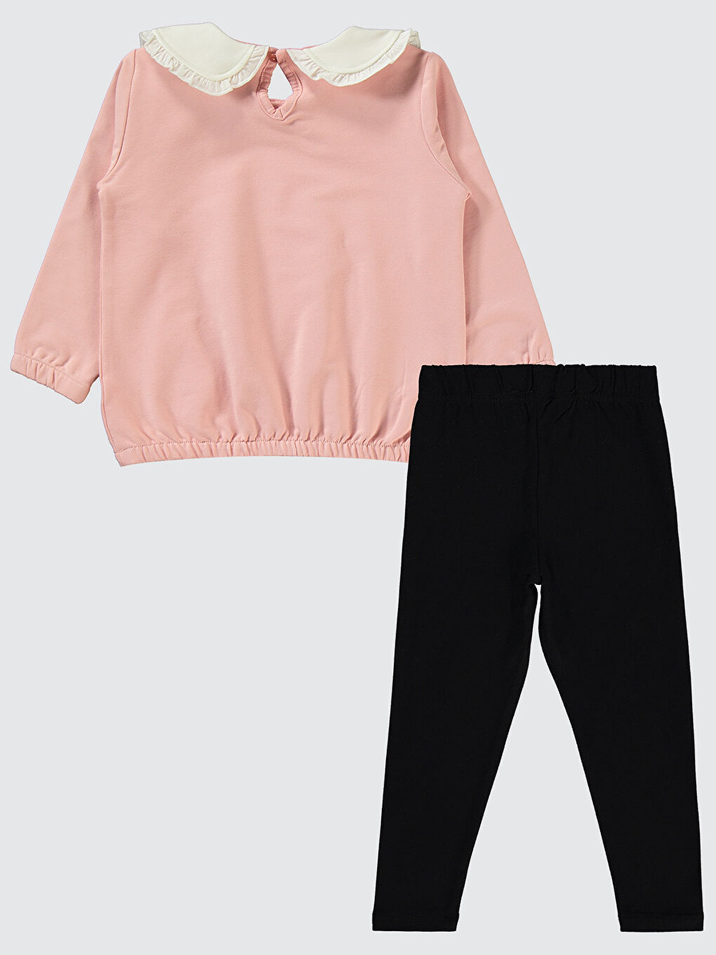 Pembe Girls Kız Çocuk Takım 2-5 Yaş Koyu Pudra-1
