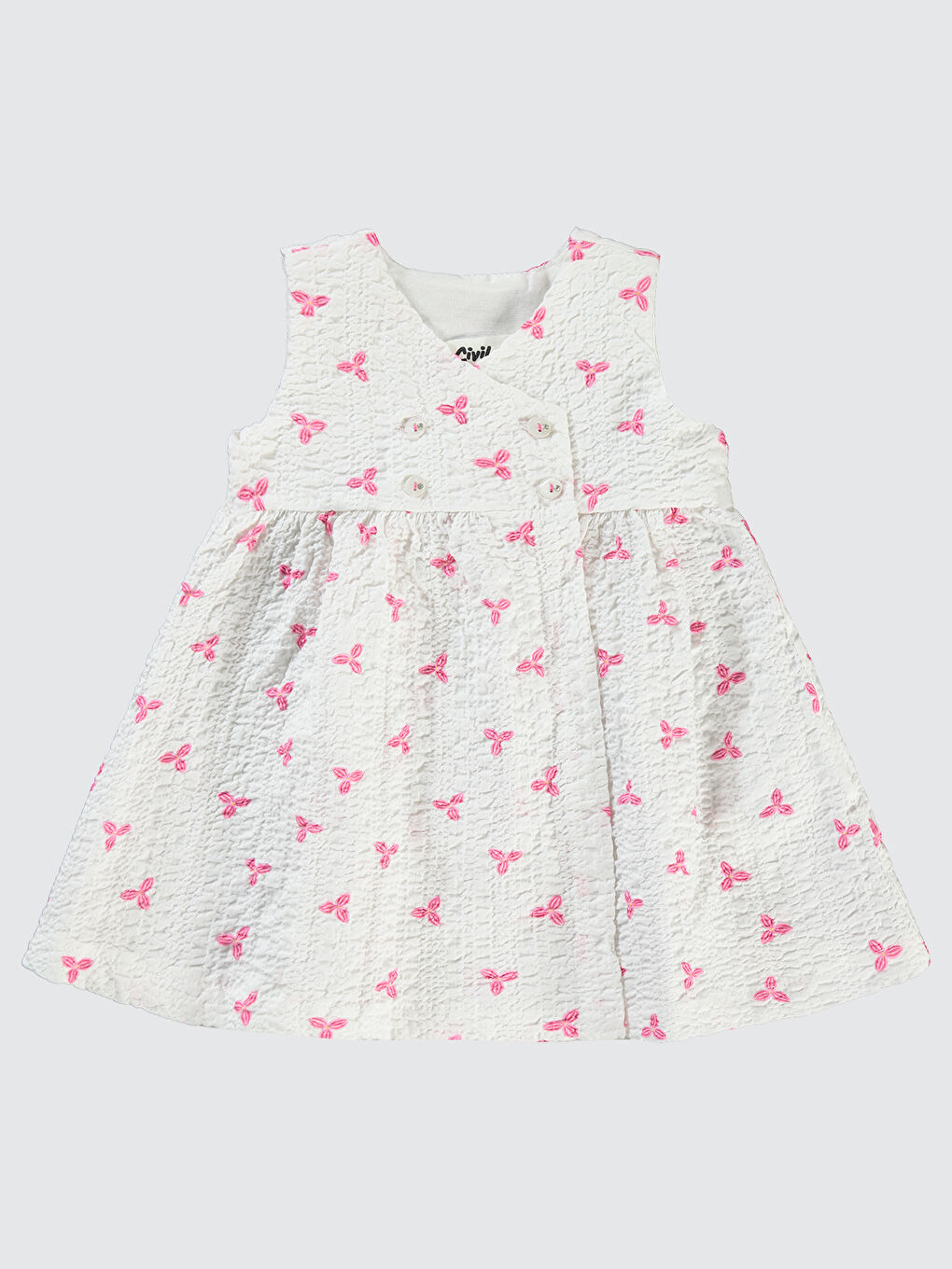 Baby Kız Bebek Elbise 6-18 Ay Fuşya