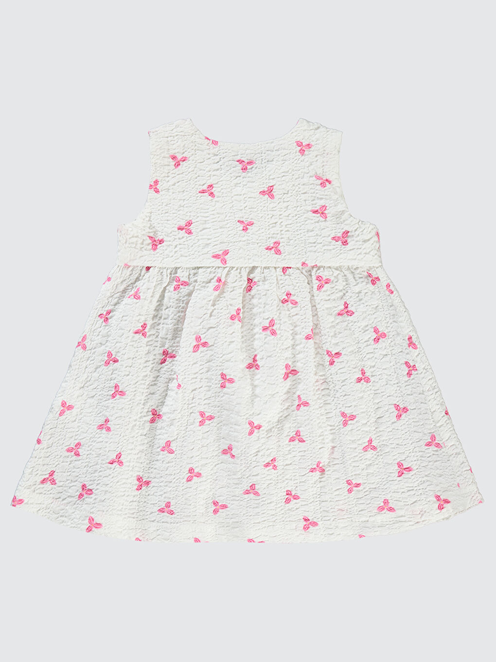 Baby Kız Bebek Elbise 6-18 Ay Fuşya-1