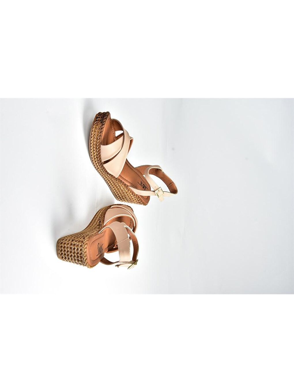 Bej K674192109 Ten Dolgu Taban Kadın Ayakkabı-2