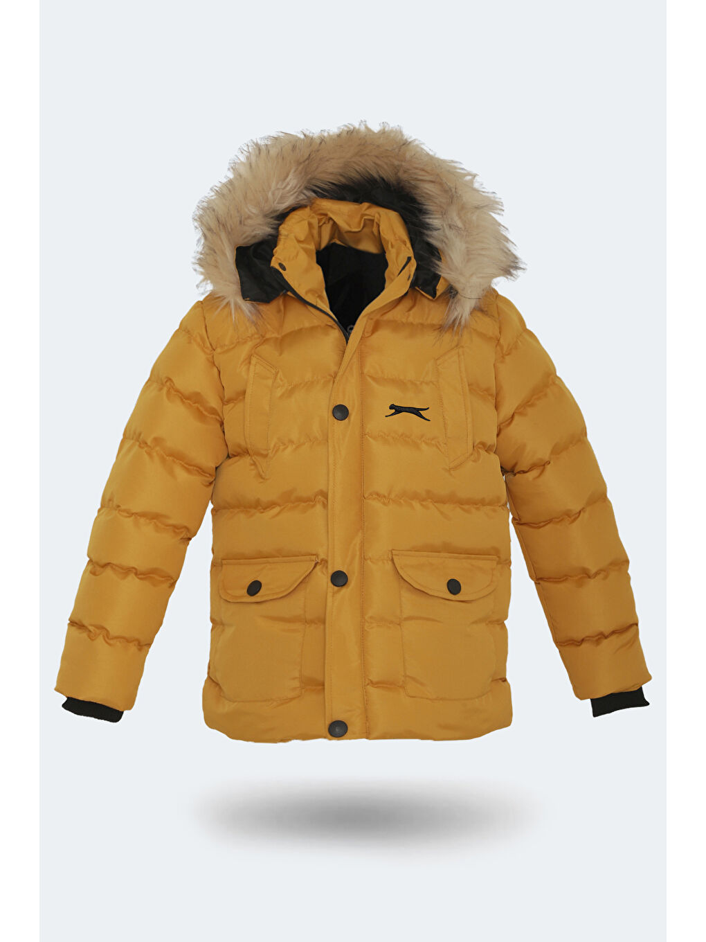 Sarı NAPOLI I Unisex Çocuk Mont Kaban Hardal-1