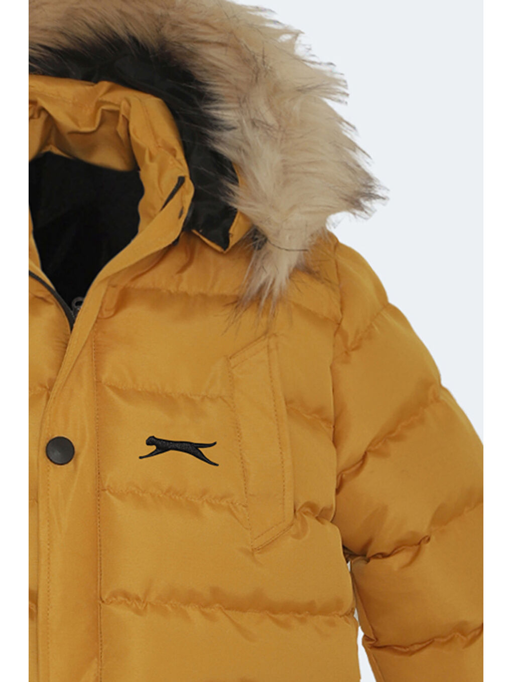 Sarı NAPOLI I Unisex Çocuk Mont Kaban Hardal-5