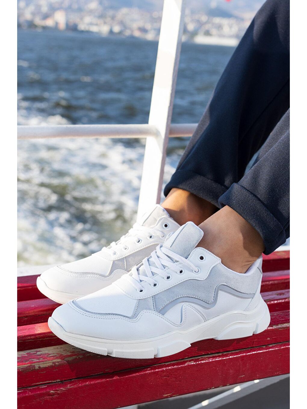 LAKE 2PR Beyaz Erkek Sneaker-1