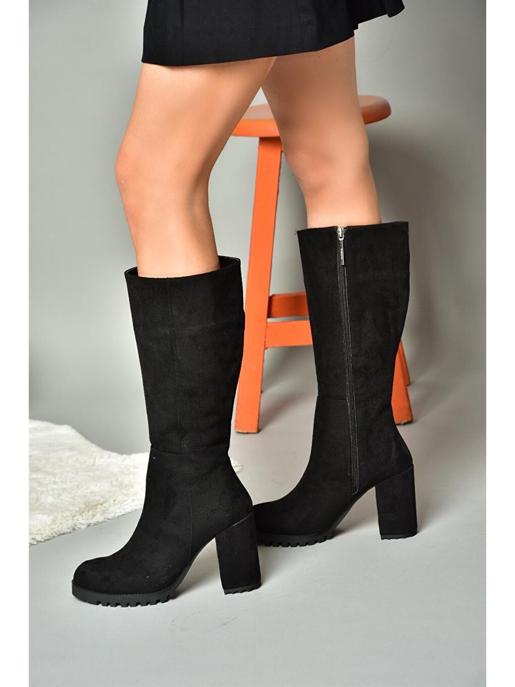 R5189114 Siyah Kadın Çizme-2