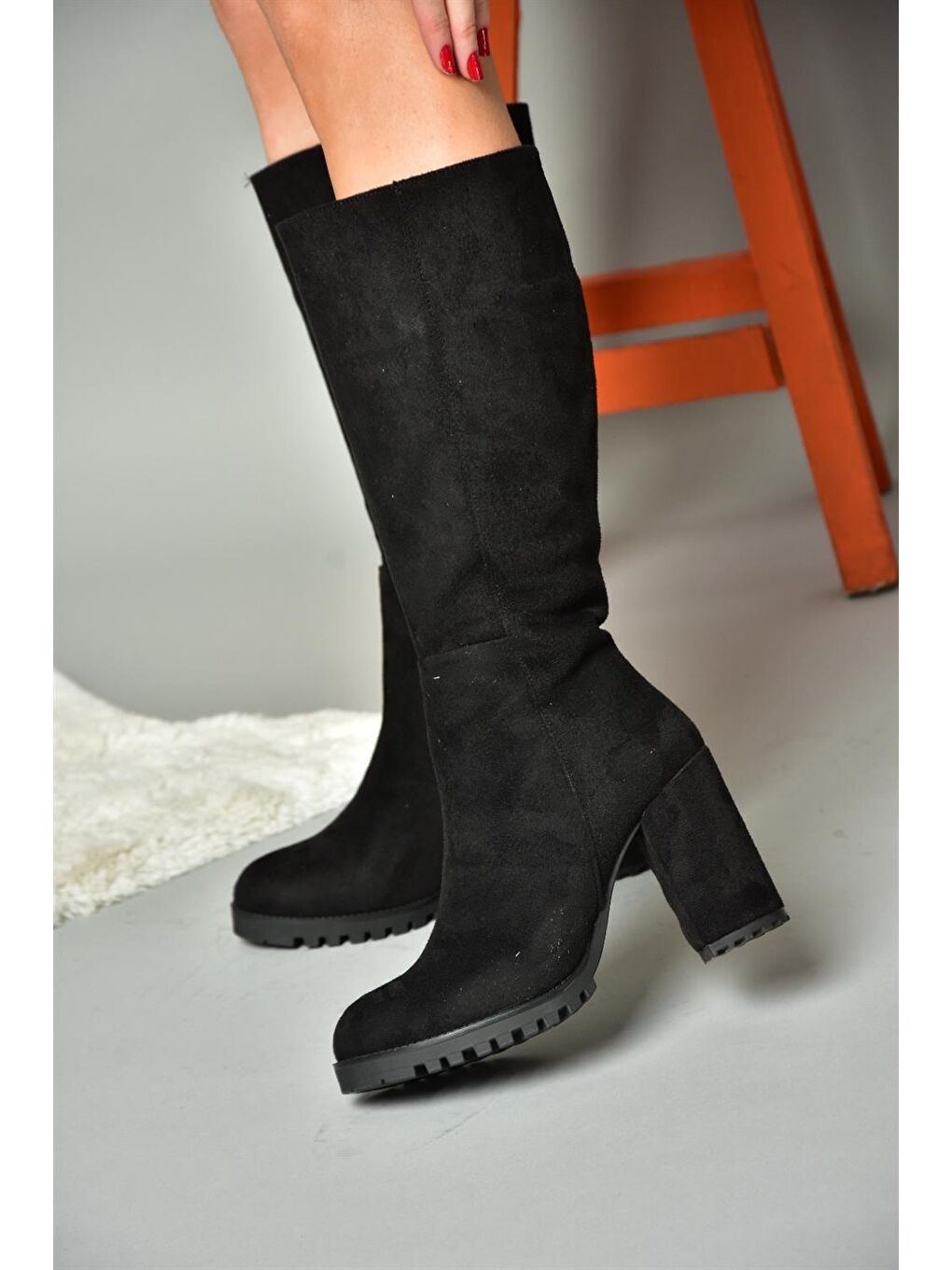 R5189114 Siyah Kadın Çizme-3