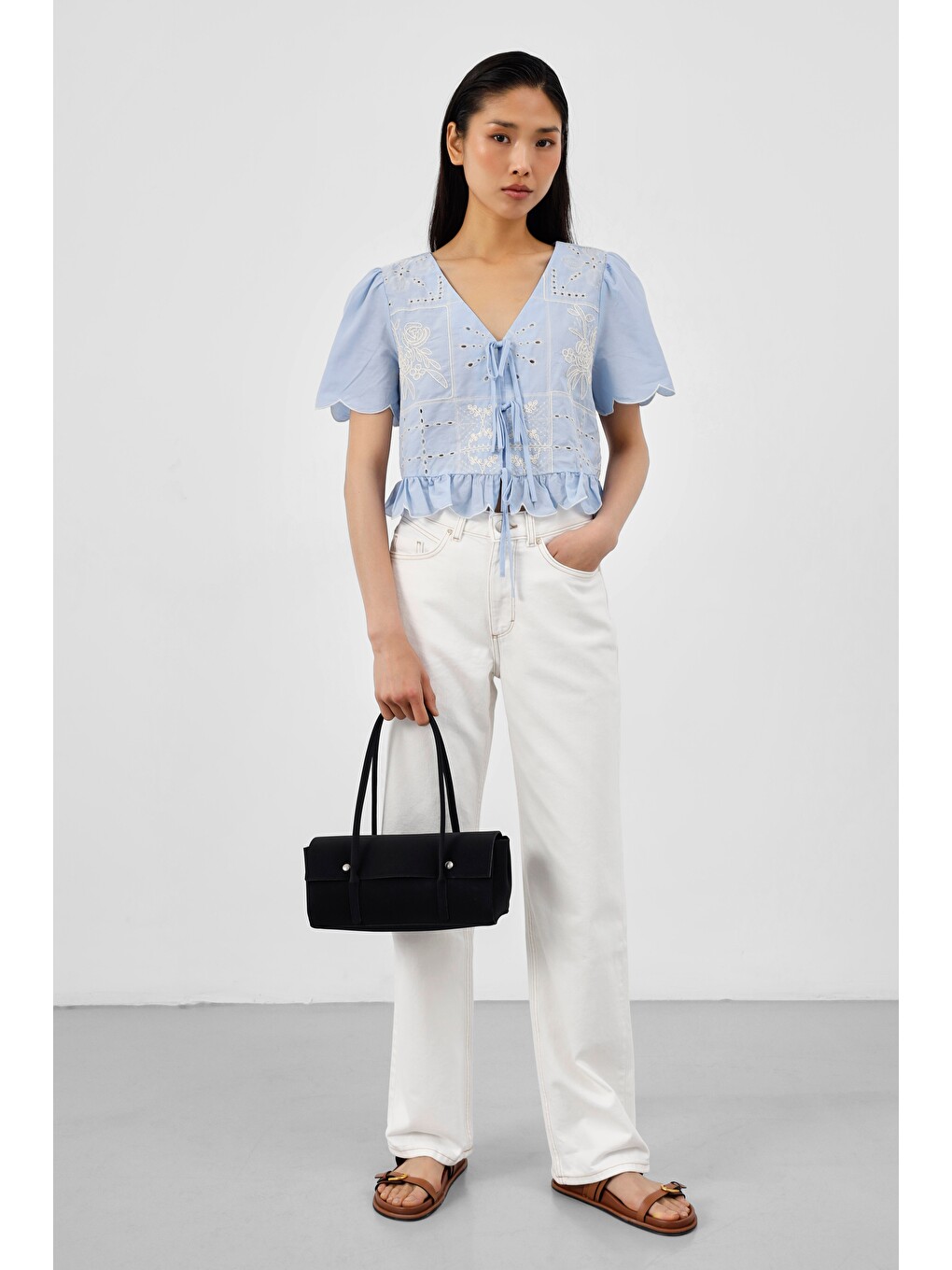 Mari Vintage Baget Çanta Siyah-5