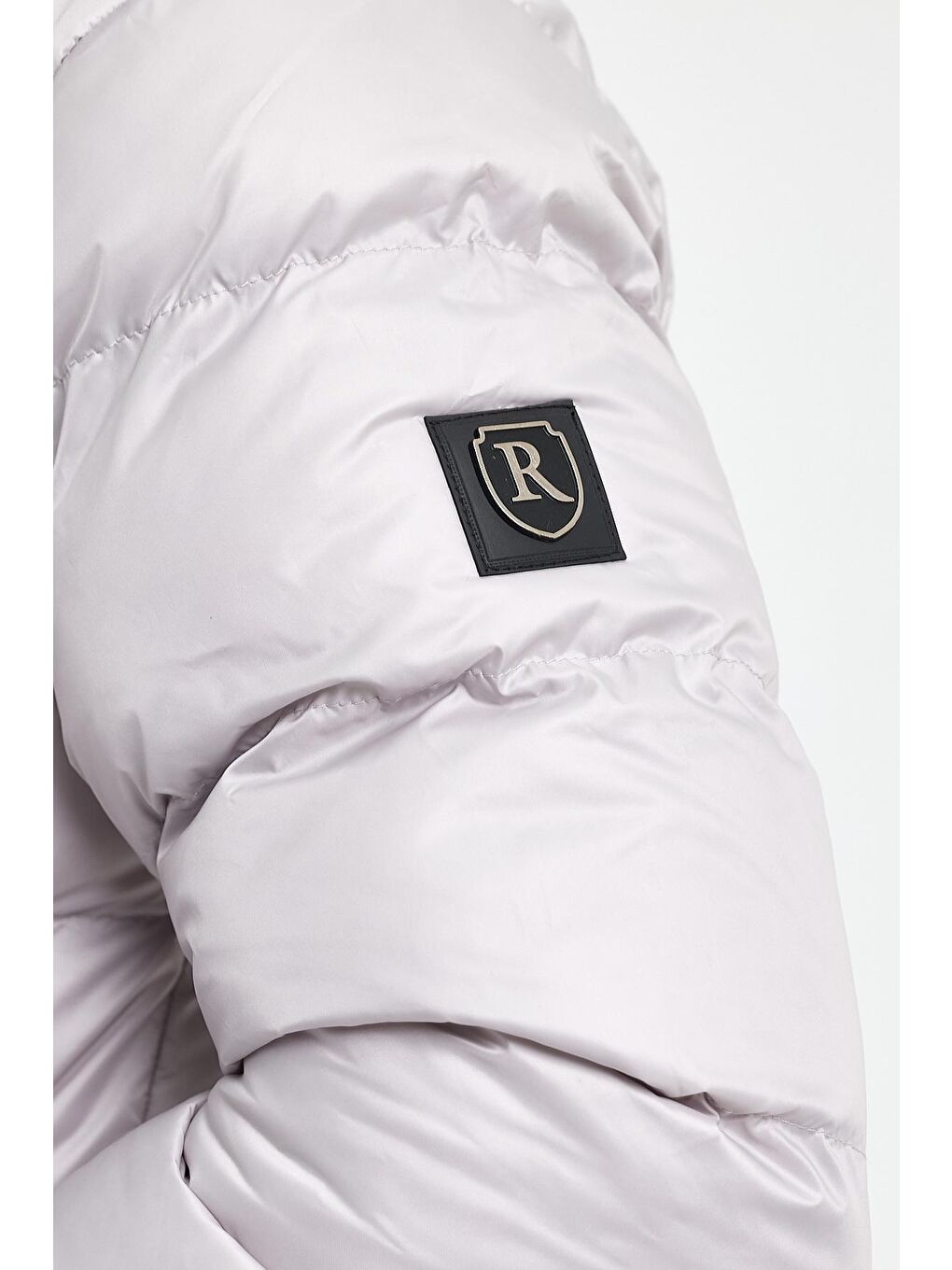 Bej Erkek Kapüşonu Çıkmaz Şişme Mont-3