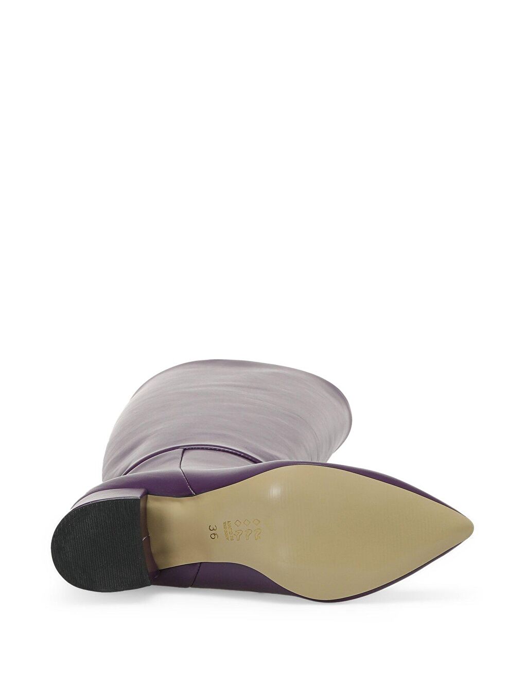 SENRY 2PR Mor Kadın Topuklu Çizme-3