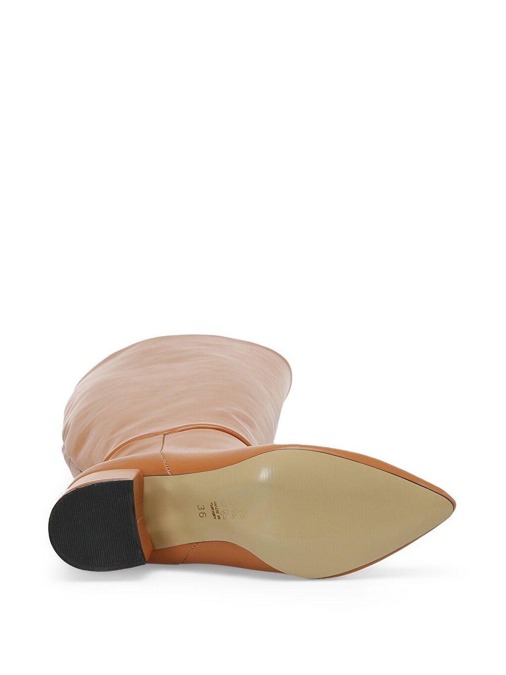 SENRY 2PR Turuncu Kadın Topuklu Çizme-3