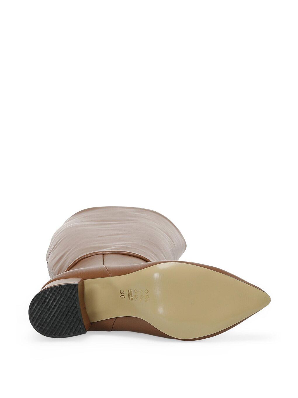 Kahverengi SENRY 2PR Taba Kadın Topuklu Çizme-3