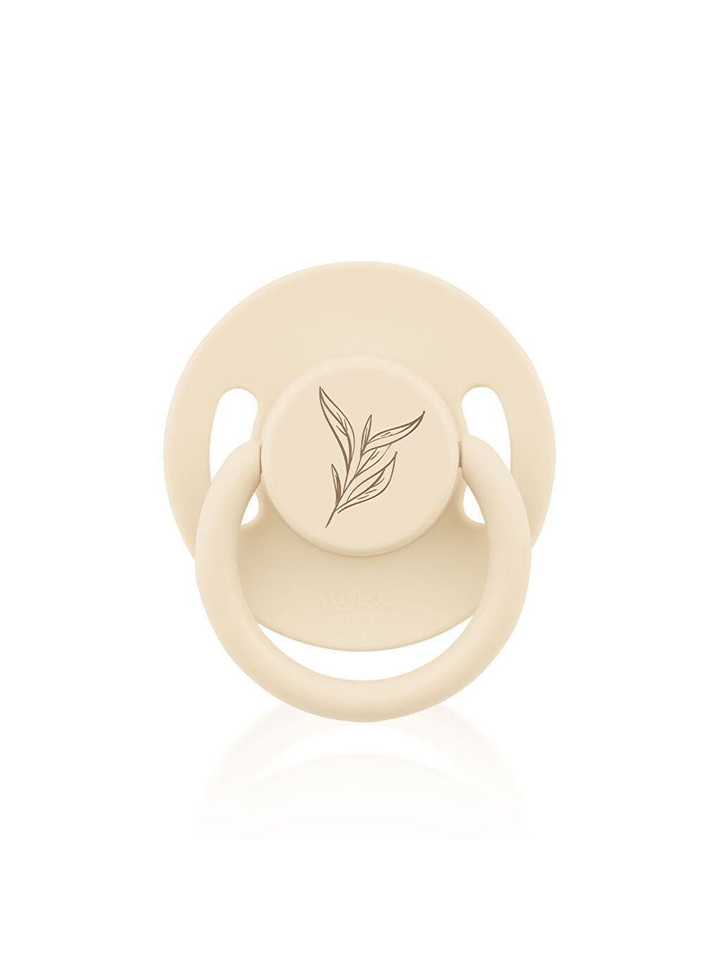 Pure Yuvarlak Uçlu Kauçuk Emzik No:2 - KREM