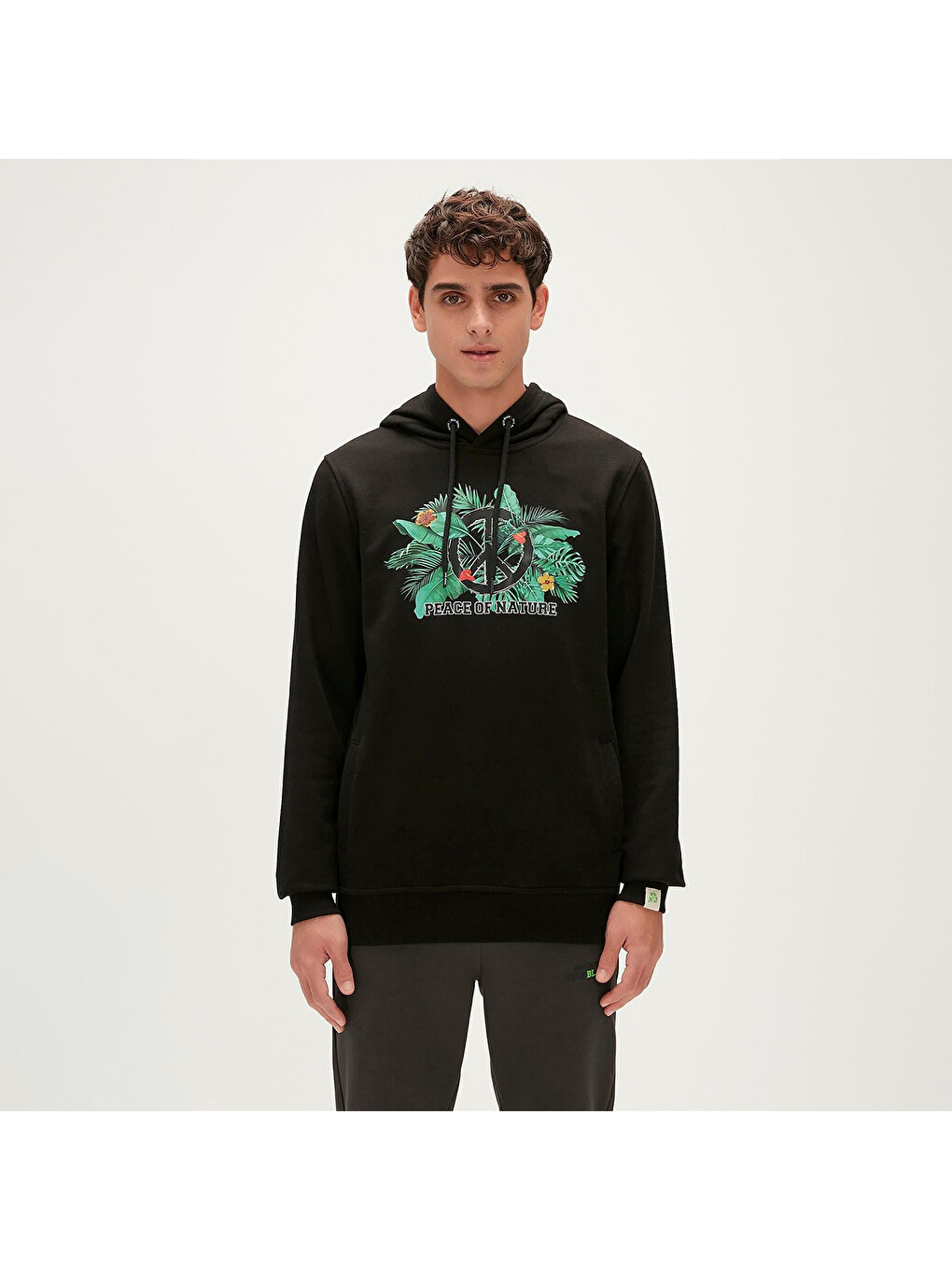 Re Born Erkek Siyah Sweatshirt-4