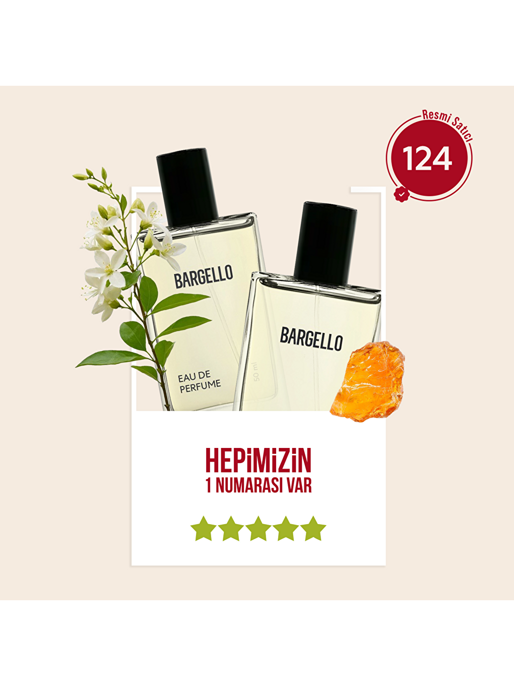 Kadın Parfüm Çiçeksi 50ml No:124-1