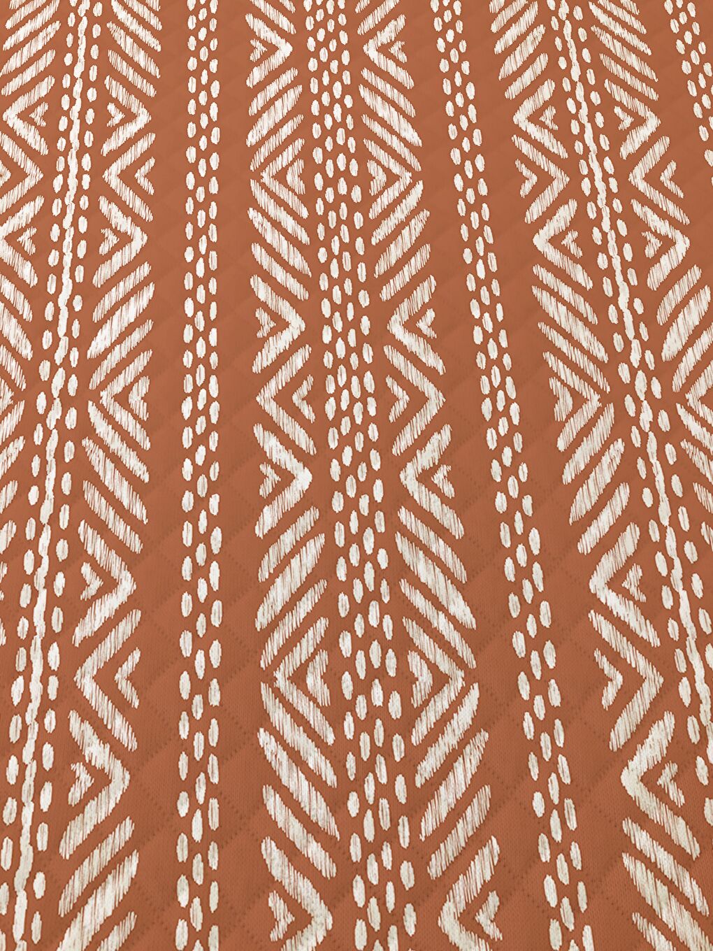 Karışık Modern Desen Çift Kişilik Baskılı Pike (200x220 Cm) Renkli-1