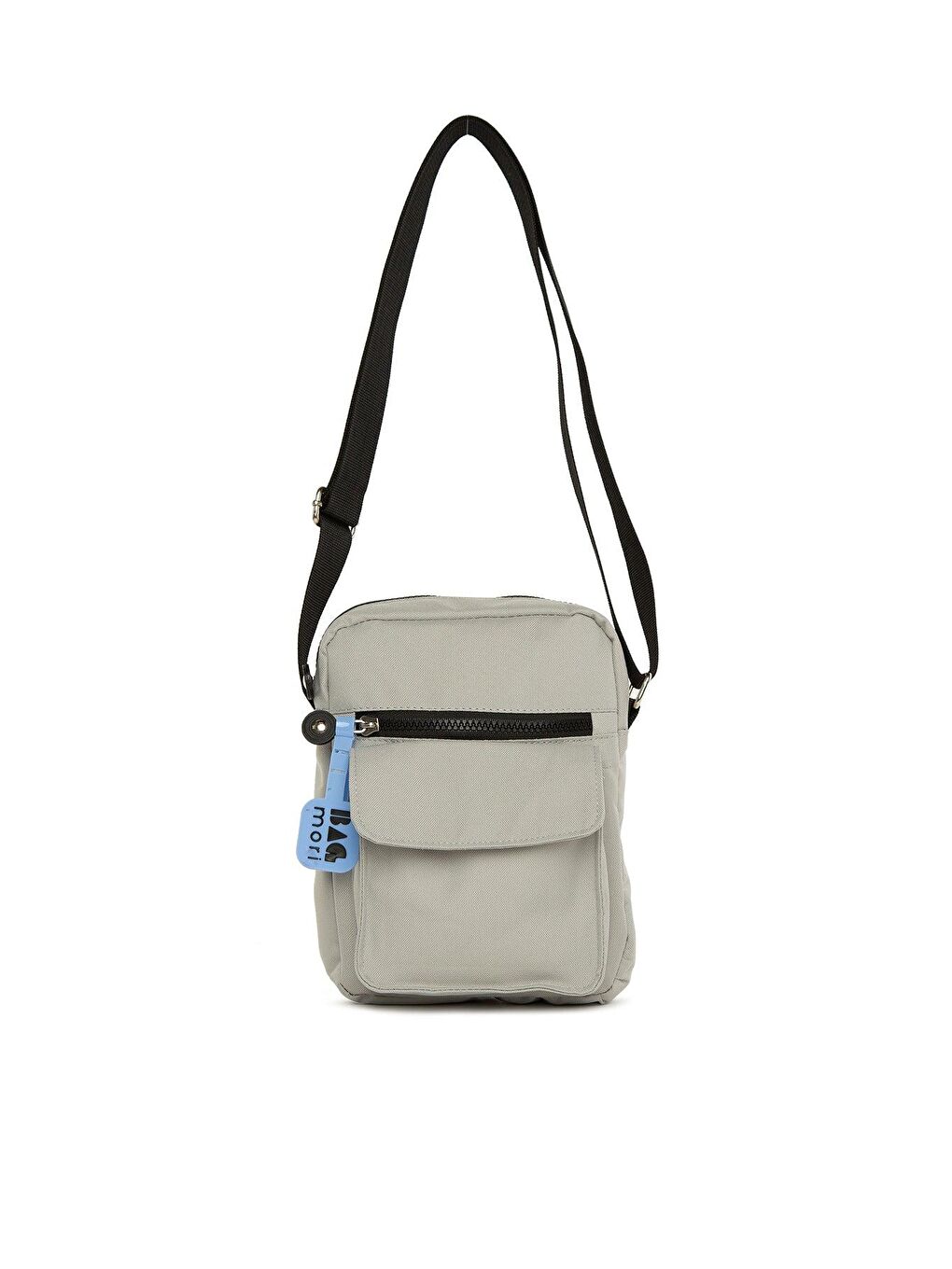 Gri Cepli Mini Çanta