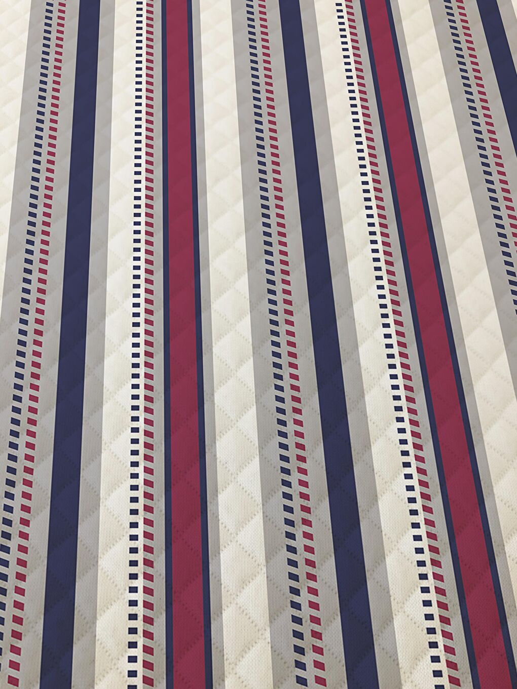 Karışık Modern Desen Çift Kişilik Baskılı Pike (200x220 Cm) Renkli-1