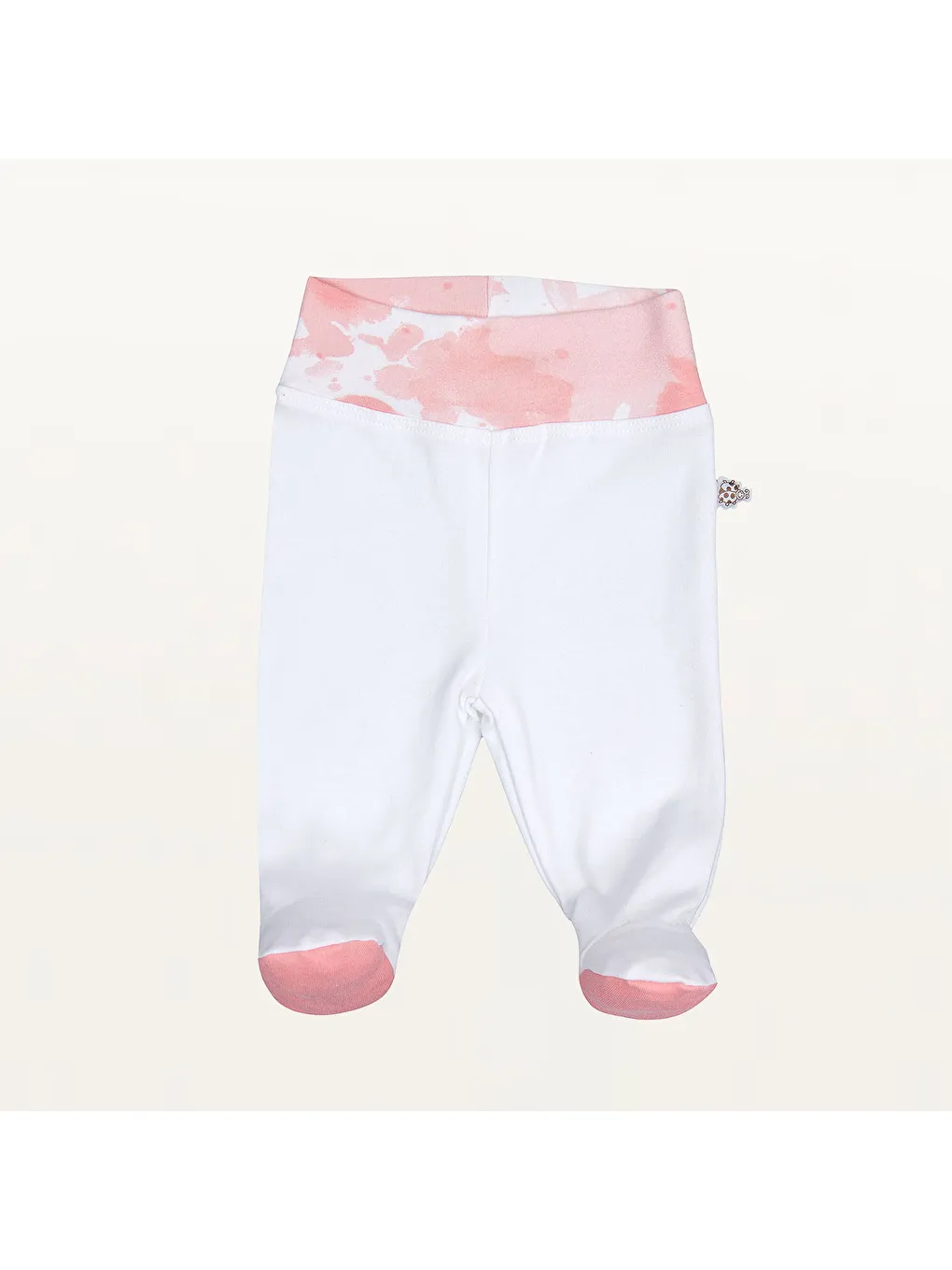 Rosa Kız Bebek 5'li Hastane Çıkışı Zıbın Seti %100 Organik Pamuk Yeni Doğan Beyaz 0-3 Ay-1