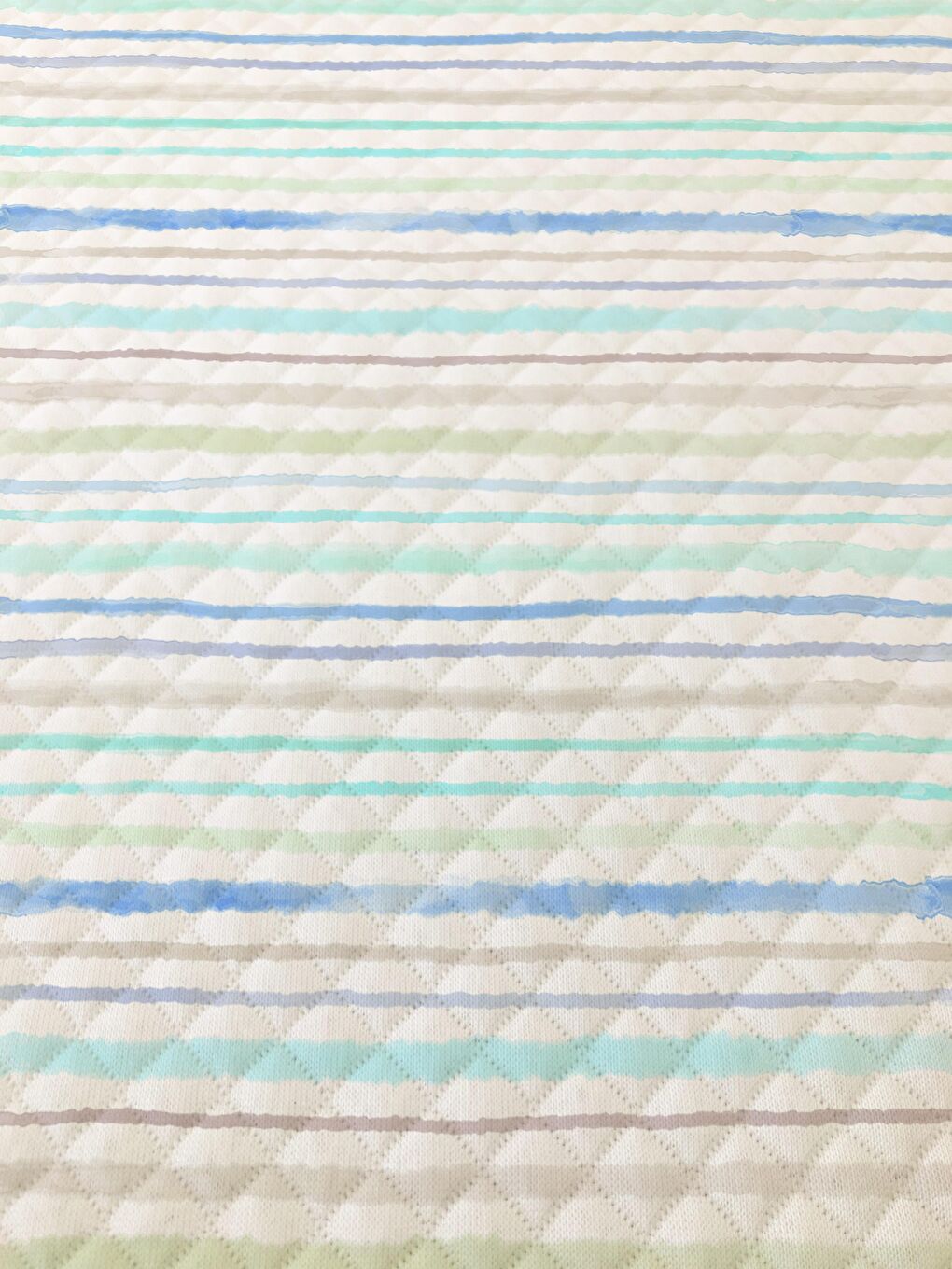 Karışık Modern Desen Çift Kişilik Baskılı Pike (200x220 Cm) Renkli-1