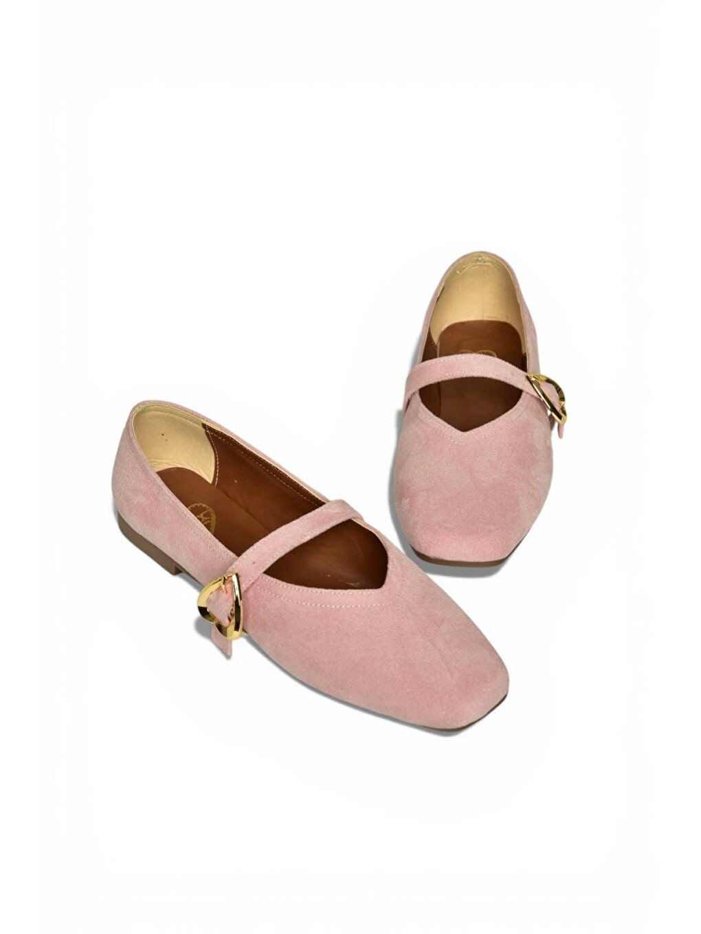 Pembe Pudra Kadın Babet Y726632602-3