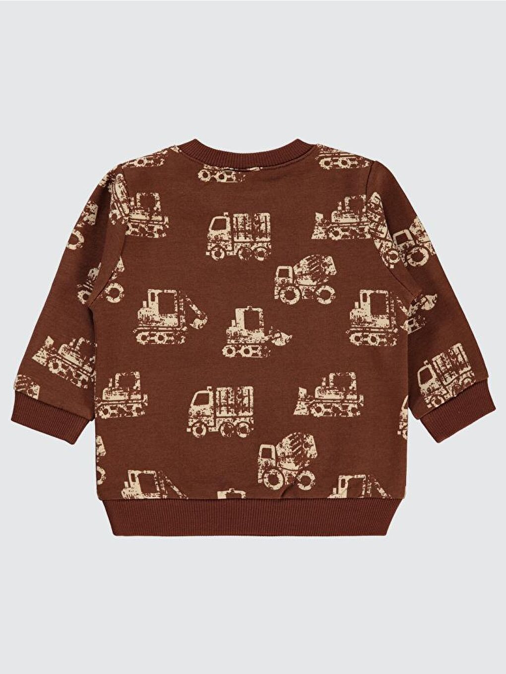 Baby Taşıt Empirmeli 6-18 Ay Sweatshirt - Kahverengi12-18 Ay-2