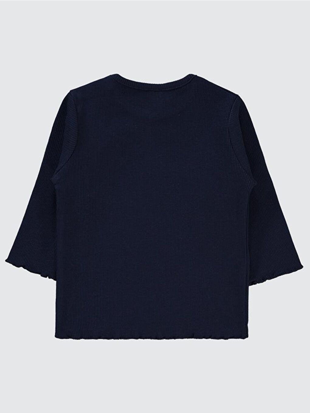 Baby Kol Ucu Detaylı 6-18 Ay Sweatshirt - Lacivert 6-9 Ay-1