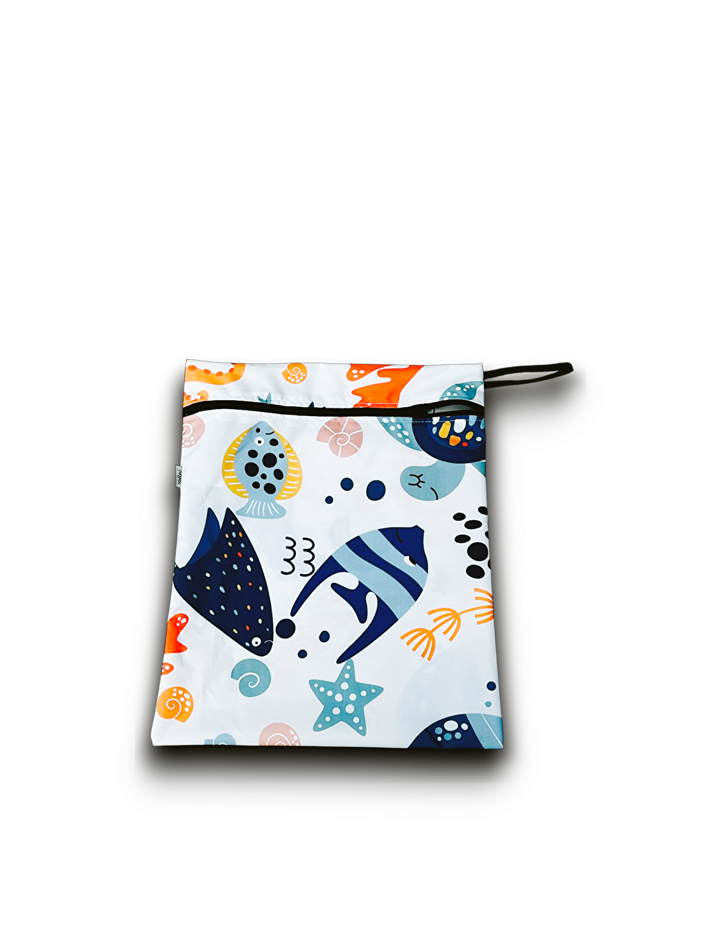Gri 2 Adet, 35x30 cm, Ocean Desen, Sıvı Geçirmeyen Çok Amaçlı Çanta, Ekonomik Set, Makinede Yıkanabilir