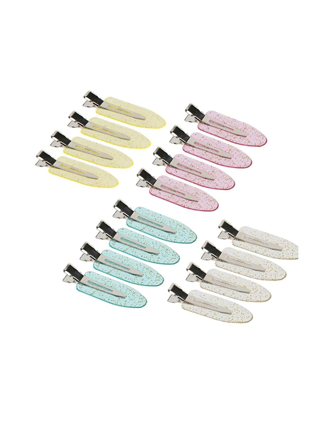 Karışık Renkli Spa ve Cilt Bakım Saç Tokası Seti 16 Adet