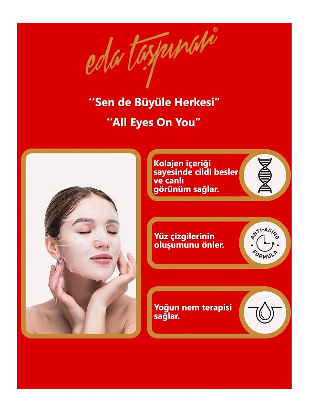 Kolajen Maske Nemlendirici Pürüzsüz Cilt Parlak Görünüm (egy0014)-2