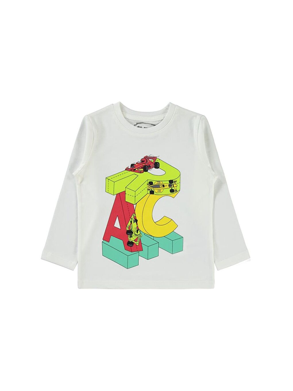 Boys Race Baskı 2-5 Yaş Sweat - Ekru 4-5 Yaş-3